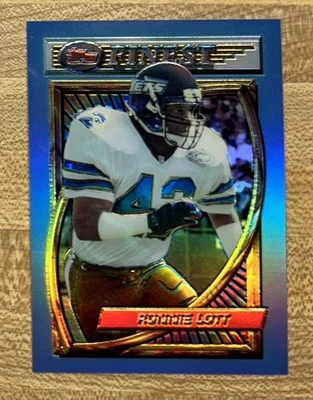 1994 Finest Ronnie Lott Refractor 26 HOF - Image 1 of 2