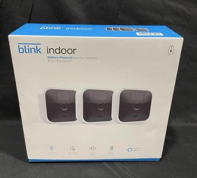 Blink Indoor 3-Camera System (3rd Gen) HD Security Camera With 2 Way Audio - Image 1 of 4