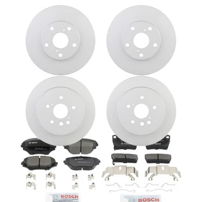 Bosch QuietCast Ceramic Brake Pad and Rotor Kit For 2004-2005 Toyota RAV4 Foto 1 de 4
