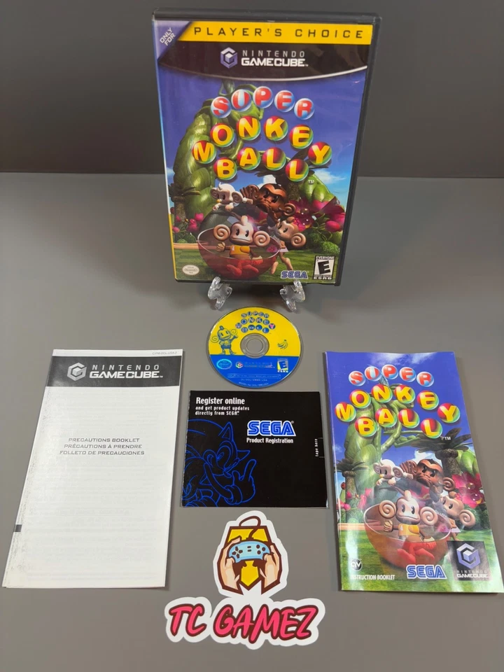 Super Monkey Ball Nintendo GameCube CIB Complete - Image 1 of 4