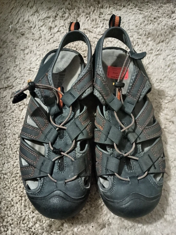 Alpine Design Hiking Sandals - gray - believe to be size 11-1/2 - good condition - Image 1 of 4