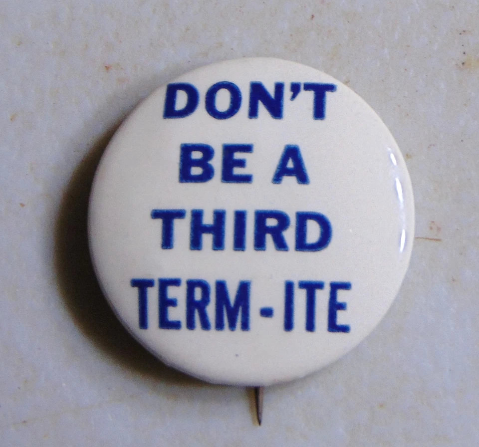 Wendell Willkie 1940 campaña pin botón político Foto 1 de 1