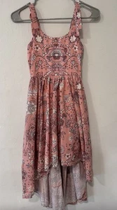 Girls Joyfolie Mia Joy High Low Maxi Party  FLORAL  Dress 7 - Picture 1 of 8