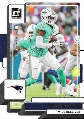 2022 Donruss #122 DeVante Parker New England Patriots FOOTBALL - Image 1 of 2