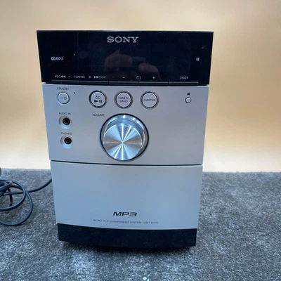 Sony CMT-EH15 Micro HiFi Stereo System CD Cassette MP3 Radio Speakers READ DESC - Image 1 of 4