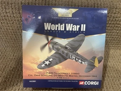 Corgi 1:72 P-47D Thunderbolt, Col. Schilling, Boxted, Dec. 1944, No. AA33801 - Image 1 of 4
