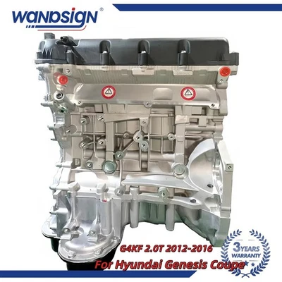 Conjunto de motor de bloque largo para Hyundai Genesis Coupé G4KF 2,0 L Turbo 2012-16‌‍‌ Foto 1 de 4