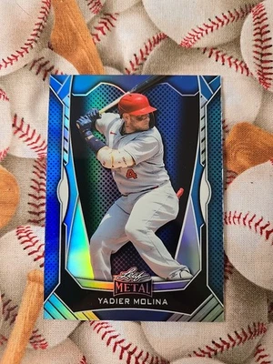 2025 Leaf Metal Yadier Molina 蓝色 #MB-13 /35 — 第 1/2 张图片