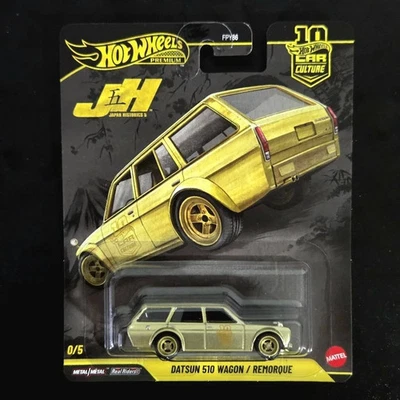 Hot Wheels 2026 Japan Historics 5 (JH5) Datsun 510 Wagon Chase 0/5 Gold - Image 1 of 4