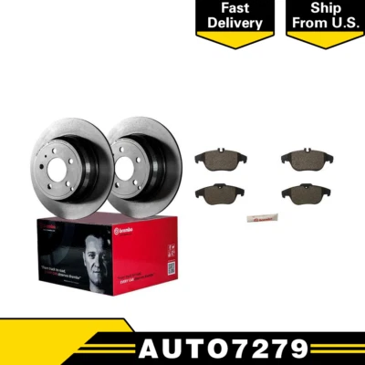 Juego de pastillas de freno trasero Brembo cerámicas para Mercedes-Benz E350 2010-2014 Foto 1 de 4