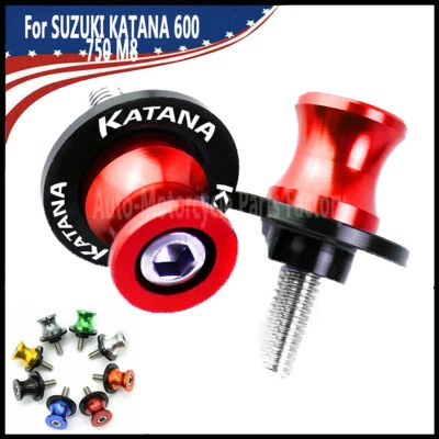 M8 Accessories Swingarm Spools Slider Stand Screws For SUZUKI Katana 600 750 Foto 1 de 2