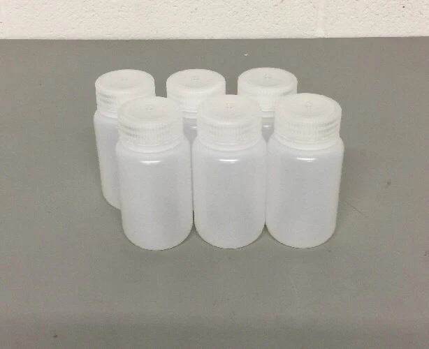 (1) Nalgene Bottle 125ml 4oz Wide Mouth HDPE