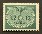 Travelstamps: Germany Poland General Gov&#39;t Official SC #13 1940 WW2 Nazi MOGH