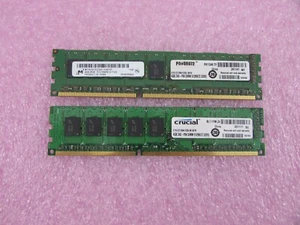 2x Crucial CT51272BA1339 (2x 4GB) DDR3 1333MHz PC3-10600 ECC DIMM 240-Pin RAM - Picture 1 of 5