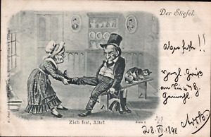 Der Stiefel ,,Zieh fest, Alte!! 1898