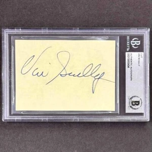Vin Scully signed 1983 cut signature autograph LA Dodgers BGS BAS Beckett auto - Picture 1 of 1