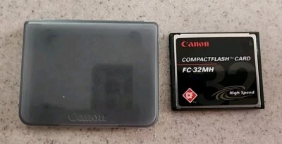 CANON COMPACTFLASH CARD FC-32MH CF MEMORY CARD 32MB J7-5(12) - Image 1 of 4
