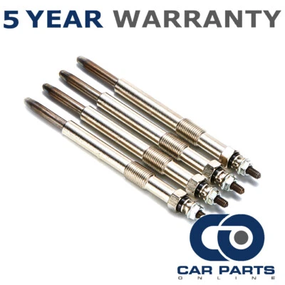 4X JUEGO COMPLETO BUJÍAS INCANDESCENTES CALEFACCIÓN DIÉSEL PEUGEOT 407 2.0 HDI 136 & 140 2004- Foto 1 de 2