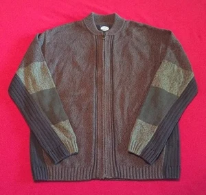 Tommy Bahama Cotton Wool Blend Full Zip Up Sweater Excellent Condition - Picture 1 of 12