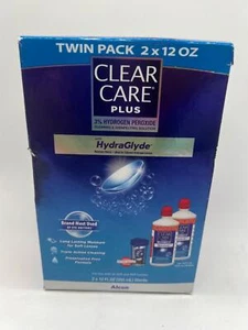 Clear Care Plus HydraGlyde Cleaning and Disinfecting Solution -12 fl oz (2 Pack) - Picture 1 of 5