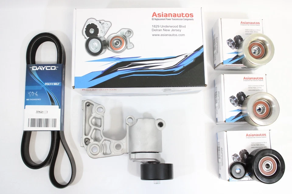 Kit de polea loca tensor de cinturón Asianautos para Toyota FJ Cruiser 2010-2014 Foto 1 de 2