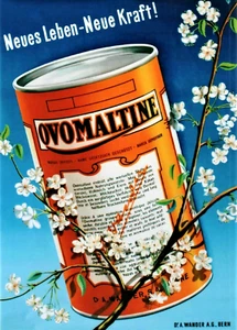 Original vintage poster OVOMALTINE CACAO DRINK - NEW FORCE  1946 - Bild 1 von 1
