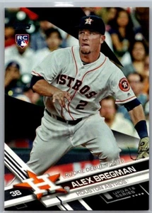 2017 Topps Update Rookie Debut RC Black /66 Alex Bregman #US150 Houston Astros - Picture 1 of 2