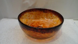 Monart farbige mundgeblasene Studio Art Glasschale Made in scotland - Bild 1 von 6