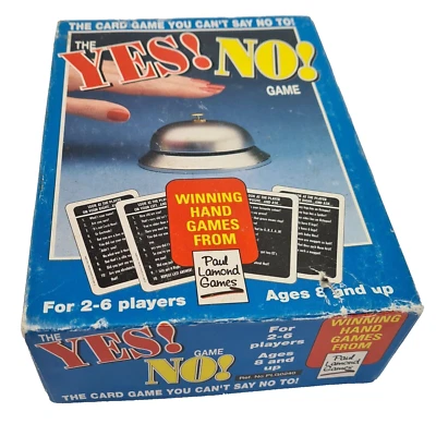 Paul Lamond Yes No Game with Question Cards and Bell - Fast-Paced Fun Card  - Image 1 of 4