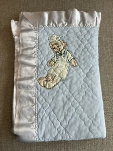 Vintage 1960’s Pre-cuddled Baby Blankets Two Included In Listing,Both Different - Picture 1 of 24