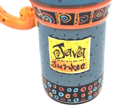 Taza de café de viaje de cerámica JAVA JUNKEE taza regalo artesanía tapa Foto 1 de 4
