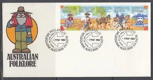 Australia Scott 741 FDC - Folklore - Picture 1 of 1
