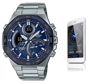 CASIO EDIFICE ECB-950DB-2AEF CON BLUETOOTH, SMARTPHONE LINK Y ENERGIA SOLAR - Imagen 1 de 8