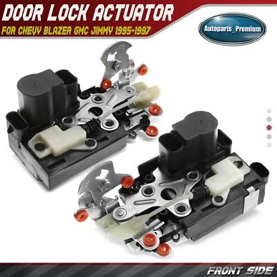 2x Actuador de bloqueo de puerta delantero izquierdo y derecho para Chevrolet Blazer GMC Jimmy 95-97 Foto 1 de 4