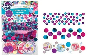 MY LITTLE PONY Friendship Birthday Party supply TABLE CONFETTI 1 pack 3 styles - Picture 1 of 1