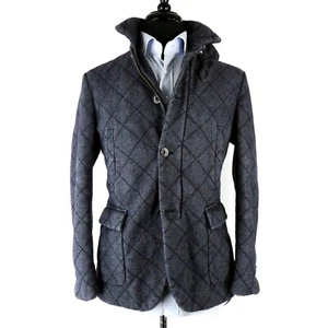 Lubiam LBM 1911 Limited Edition Tailored Dye Washed Quilted Jacket Coat 38 R - Picture 1 of 18