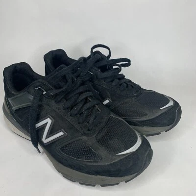 New Balances 990 V5 Shoes Womens 7.5 D Black Running Walking Lace Up Made in USA - Image 1 of 4