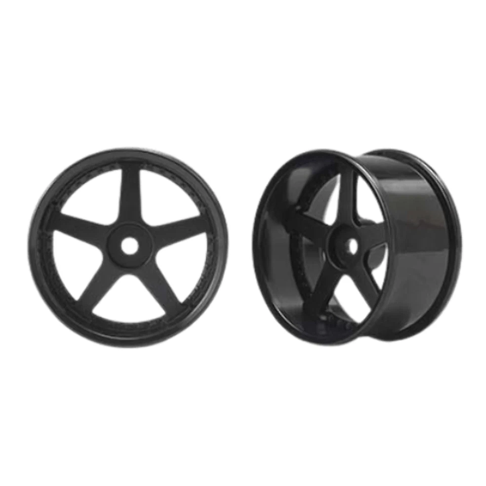 Ruedas de deriva Racing Performer de 5 radios (12 mm hexagonal) (negro) (6 mm de desplazamiento) Foto 1 de 1