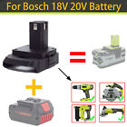NEW Battery Adapter For Bosch 18V Li-Ion Battery to For Ryobi 18V Cordless Tools