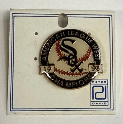 Campeón del Oeste de la Liga Americana de la MLB 1993 de colección Medias Blancas Foto 1 de 3