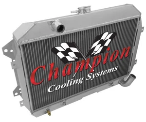 Cold 2 Row 1" Tubes All Aluminum Radiator for 1970 - 1973 Datsun 240Z L6 Engine - Picture 1 of 7