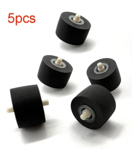 5pcs Pinch Roller Rings with 10x6x1.5mm Shaft for Cassette Tape Deck Recorders - Picture 1 of 6