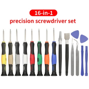 16PCS For Phone PC Laptop Tablet Repair Kit Opening Disassemble Tool Screwdriver - Picture 1 of 8