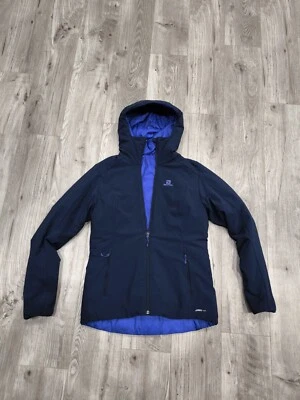 Women's SALOMON DRIFTER 2Way Hooded Jacket Outdoor Jacket Size S Outdoor Hiking  - Image 1 of 4