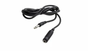 Cable de extensión de instrumento PA para guitarra mono 1/4" 6,35 mm macho a hembra de 6 pies 6 pies - Imagen 1 de 2