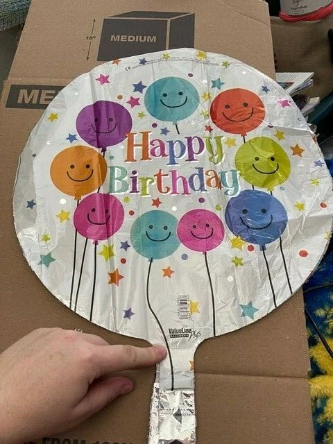 ValueLine Plus Globos Feliz Cumpleaños Patrón Lámina Globo ¡¡Nuevo!!! Foto 1 de 1