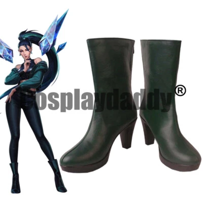 LOL Kai'Sa Kaisa K/DA THE BADDEST Ver. Zapatos Cosplay Botas S008 Foto 1 de 4