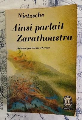 Friedrich Nietzsche Thus Spoke Zarathustra 1963 French Paperback Gallimard - Image 1 of 4