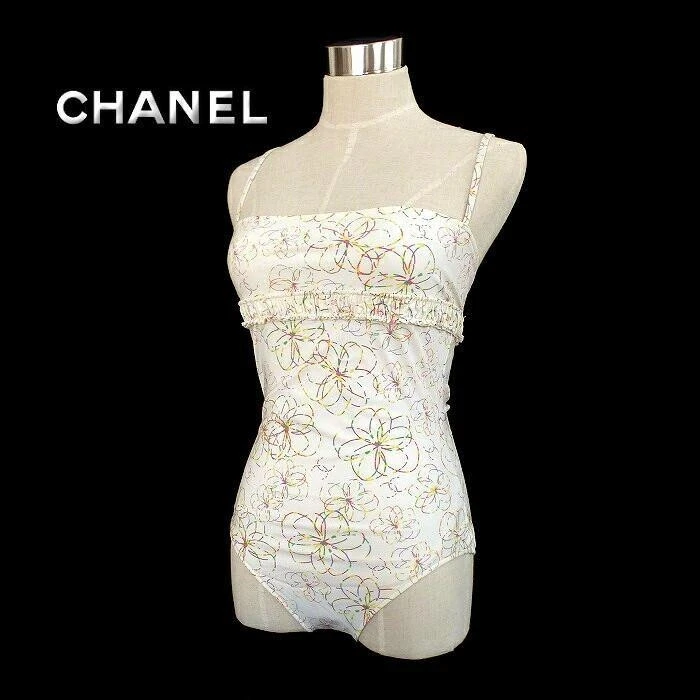 CHANEL White One Piece Swimwear for Women for sale - eBay