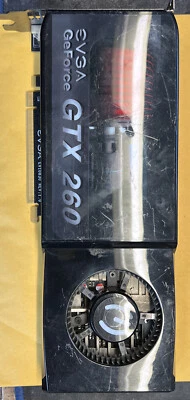 EVGA NVidia GeForce GTX 260 896MG GDDR3 PCIe 2.0 x16 Gaming Video Card - Image 1 of 4